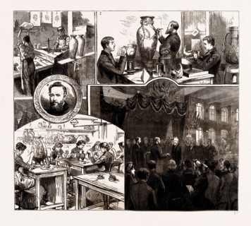 THE PRINCE OF WALES AT MESSRS. DOULTON'S POTTERY WORKS, LAMBETH, LONDON, UK, 1886: 1. The Potter's