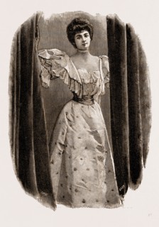 A BALL DRESS, UK, 1897, FASHION