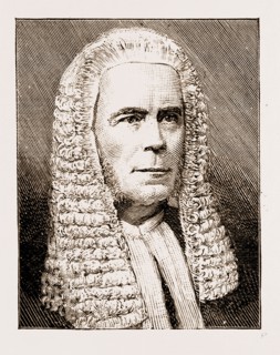 THE LATE LORD JUSTICE KAY Photo by the London Stereoscopic Company
