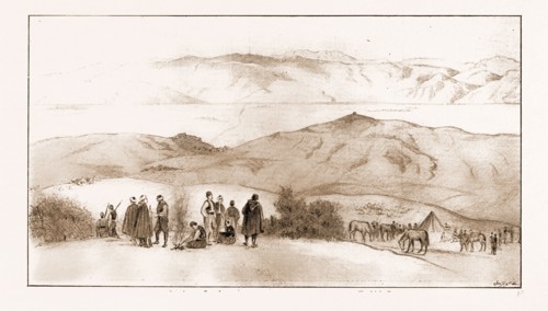 THE ARMISTICE BETWEEN TURKEY AND GREECE: POSITION OF THE ARMIES NEAR LAMIA, 1897: Turkish Camp,