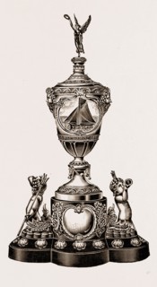 EASTBOURNE SOUTHDOWN REGATTA CUP, 1897: The handsome yachting trophy, subscribed for by the
