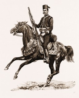 COLONIAL TROOPS WHO TOOK PLACE IN THE JUBILEE PROCESSION, UK, 1897: CYPRUS MOUNTED POLICE