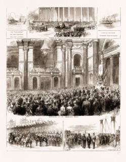 The Shah of Persia (Iran) at Liverpool UK in 1873