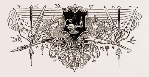 Ornament, engraving 1873