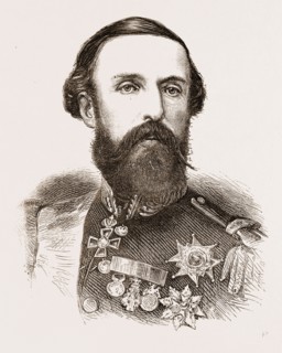 OSCAR II., KING OF SWEDEN AND NORWAY, engraving 1873