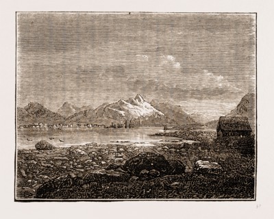 TROMSOE, Norway engraving 1873