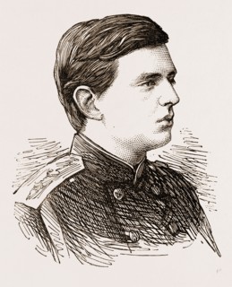GRAND DUKE ALEXIS-ALEXANDROVITCH (Third surviving son of the Czar), ENGRAVING 1873