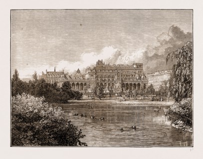 THE TOWN PARK, VIENNA AUSTRIA 1873
