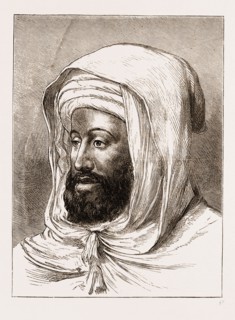 SIDI MOHAMMED, THE LATE SULTAN OF MOROCCO, ENGRAVING 1873