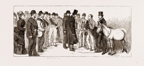 ANNUAL MEETING OF THE GOLDEN LANE COSTERMONGERS' MISSION: THE EARL OF SHAFTESBURY REVIEWING THE