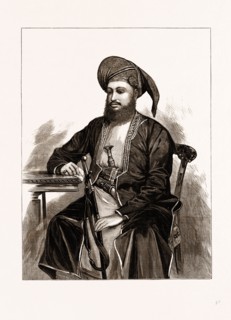 SEYYID BARGASH BIN SAID SOVEREIGN OF ZANZIBAR, 1875