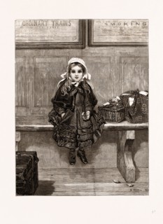 "TO BE LEFT TILL CALLED FOR" FROM THE PICTURE BY A. DIXON IN THE EXHIBITION OF THE ROYAL ACADEMY,