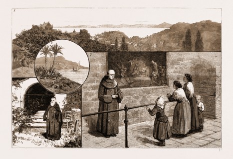 THE RIVIERA, 1881: 1. View of Nice from the Montee de Cimies. 2. Roccabruna, from the Gardens of