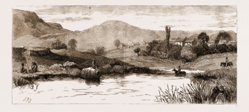 THE REVOLT IN THE TRANSVAAL, SOUTH AFRICA, 1881: HEIDELBERG, HEADQUARTERS OF THE REBEL BOERS