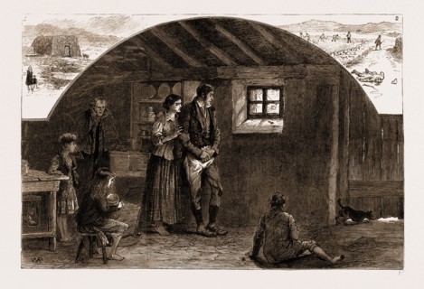 THE LAND AGITATION IN IRELAND, 1881: 1. A Bog-Cabin in Roscommon. 2. Her Majesty's Highway. 3. How