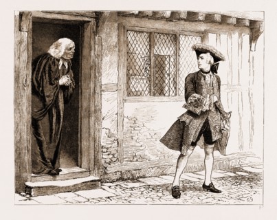 THE CHAPLAIN OF THE FLEET, DRAWN BY CHARLES GREEN; "You are the only man I ever knew who spent his