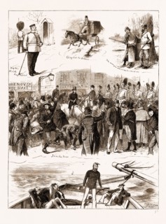 THE IRISH LAND AGITATION, 1881: Going out to dinner, irritation, Irish landlords at peace