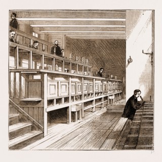 OPENING OF THE NEW WING OF UNIVERSITY COLLEGE, LONDON, UK, 1881: THE MICROSCOPICAL ROOM