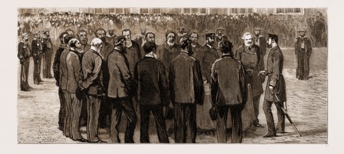 THE WRECK OF THE "INDIAN CHIEF", 1881: DISTRIBUTION OF MEDALS TO THE CREW OF THE RAMSGATE LIFEBOAT