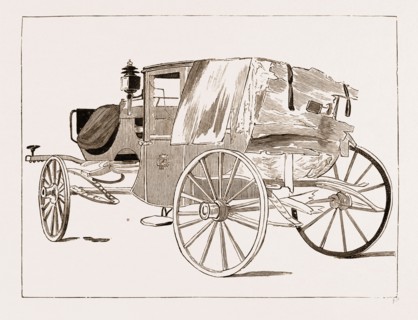 THE ASSASSINATION OF CZAR ALEXANDER II. OF RUSSIA, 1881: THE LATE CZAR'S CARRIAGE AFTER THE