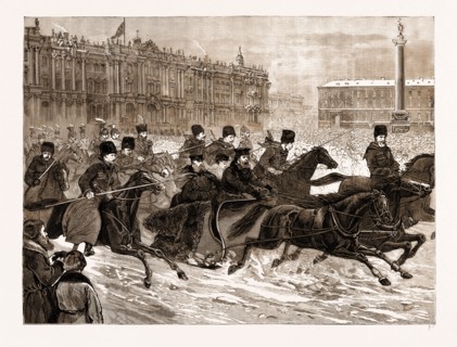 THE ASSASSINATION OF THE LATE CZAR ALEXANDER II. OF RUSSIA: THE NEW CZAR, ALEXANDER III., WITH THE