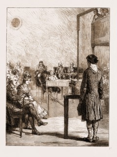 REMINISCENCES OF OLD BOW STREET POLICE COURT, LONDON, UK, 1881: SIR JOHN FIELDING, THE BLIND