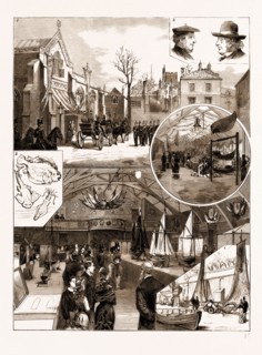 OPENING OF THE NATIONAL FISHERIES' EXHIBITION AT NORWICH, 1881: 1. Arrival of the Prince of Wales