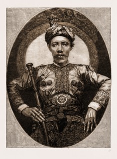 THE LATE MAHOMET JEMALAL ALAM, SULTAN OF THE SULU ISLANDS, 1881