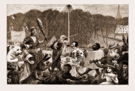 MAY DAY FETE AT WORSLEY, MANCHESTER, UK, 1881