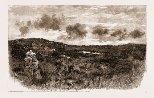 THE RISING IN THE TRANSVAAL, SOUTH AFRICA: AFTER THE BATTLE: SUMMIT OF MAJUBA MOUNTAIN, SHOWING