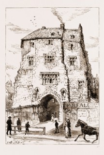 THE BLACK GATE, NEWCASTLE, UK, 1881