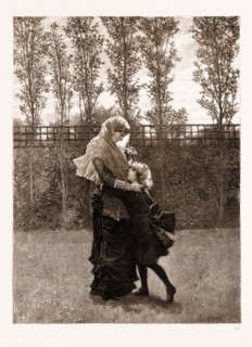 "MAMMA'S BIRTHDAY", FROM THE PAINTING BY P.R. MORRIS, A.R.A., EXHIBITED AT MCLEAN'S GALLERY, 1881