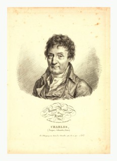 Head-and-shoulders portrait of French balloonist Jacques Alexandre César Charles, who made the