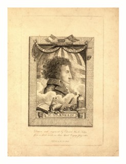 M. Garnerin drawn and engraved by Edward Hawke-Locker, from a sketch made on their aerial voyage