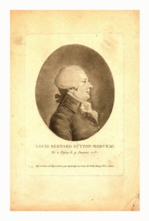 Louis Bernard Guyton-Morveau, born 1737