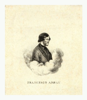 Francesco Arban, between 1830 and 1850, Head-and-shoulders portrait of French balloonist Francesco