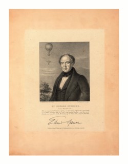 Mr. Edward Spencer, born May 8th 1799 who accompanied Mr. Charles Green in that fatal parachute