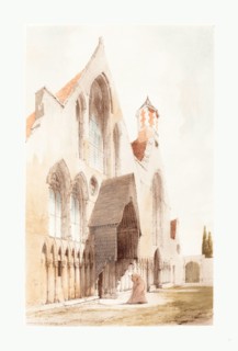 Thomas Shotter Boys (British, 1803  1874 ), Hospice des Viellards, Gand, 1839, color lithograph