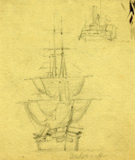 Sabine, between 1860 and 1865, drawing on light green paper pencil, 11.0 x 9.3 cm. (sheet),