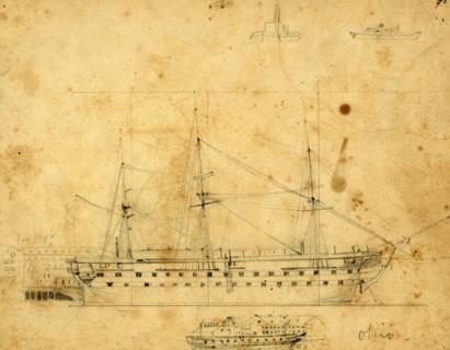 Ohio, between 1860 and 1865, drawing on cream paper pencil, 18.3 x 23.7 cm. (sheet), 1862-1865, by