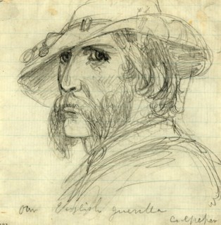 Our English guerrilla. Culpepper, drawing, 1862-1865, by Alfred R Waud, 1828-1891, an american
