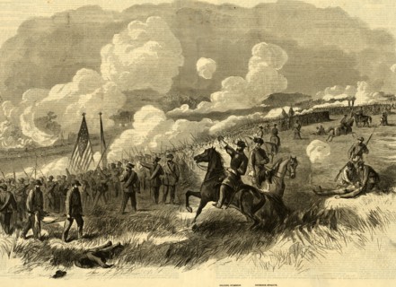 Colonel Burnsides brigade at Bull Run, First and Second Rhode Island, and Seventy-First New York