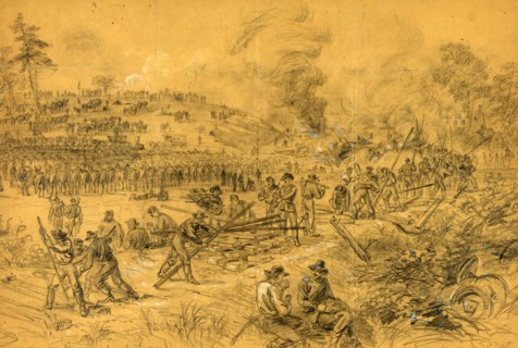 Destruction of Genl. Lees lines of Communication in Virginia by Genl. Wilson, drawing, 1862-1865,