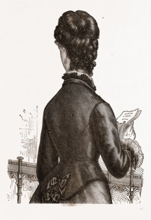 BACK VIEW, 19th CENTURY  FASHION