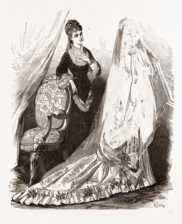 BRIDAL TOILETTES, 19th CENTURY  FASHION