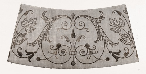 DETAIL OF CHEMISE, NEEDLEWORK, 19th CENTURY FASHION