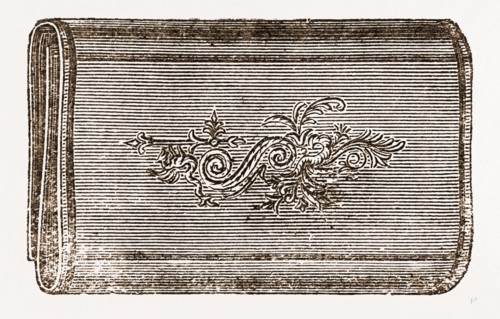 FOR CARTES DE VISITE, NEEDLEWORK, 19th CENTURY EMBROIDERY