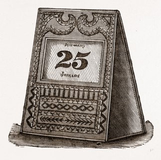 ORNAMENTAL ALMANAC, 19th Century