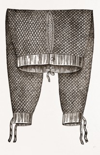 GENTLEMAN'S DRAWERS, 19th CENTURY FASHION