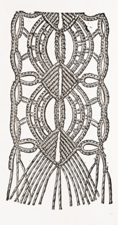 INSERTION FOR UNDERLINEN, NEEDLEWORK, 19th CENTURY EMBROIDERY